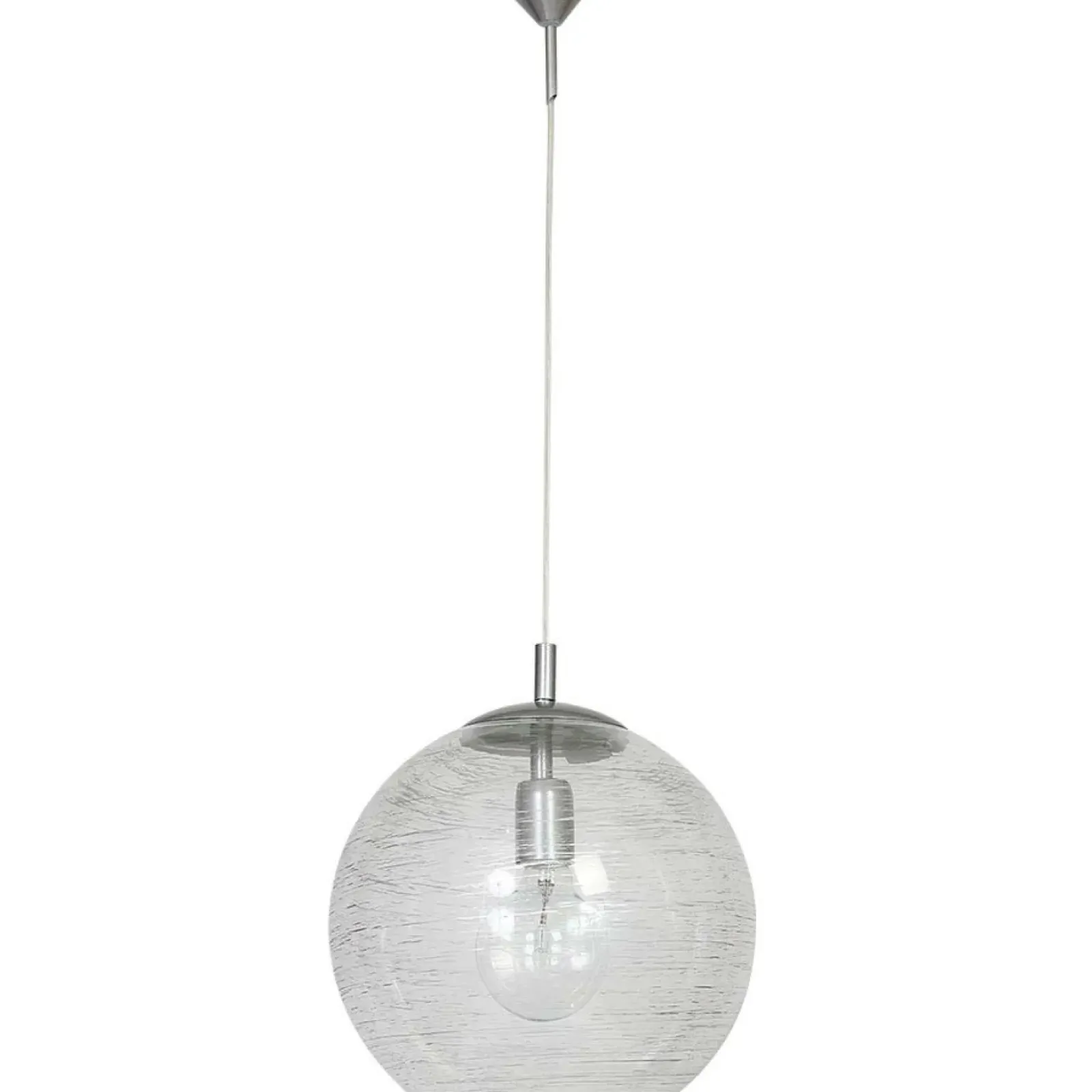 Sklep Kaja Żyrandol chrom z ozdobnym kloszem 562G 1-PŁ GLOBUS | Kaja Oświetlenie Zadzwońporabattel.783200183(8-16)/mailsklep@kaja.com.pl Clearance