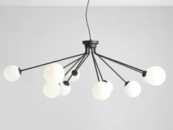 Sklep Kaja Żyrandol czarny duży rozłożysty do salonu 1082M1 HOLM | Kaja Zadzwońporabattel.783200183(8-16)/mailsklep@kaja.com.pl Clearance