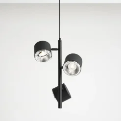 Sklep Kaja Żyrandol czarny z ruchomymi reflektorami 1047E BOT | Kaja Oświetlenie Zadzwońporabattel.783200183(8-16)/mailsklep@kaja.com.pl Discount