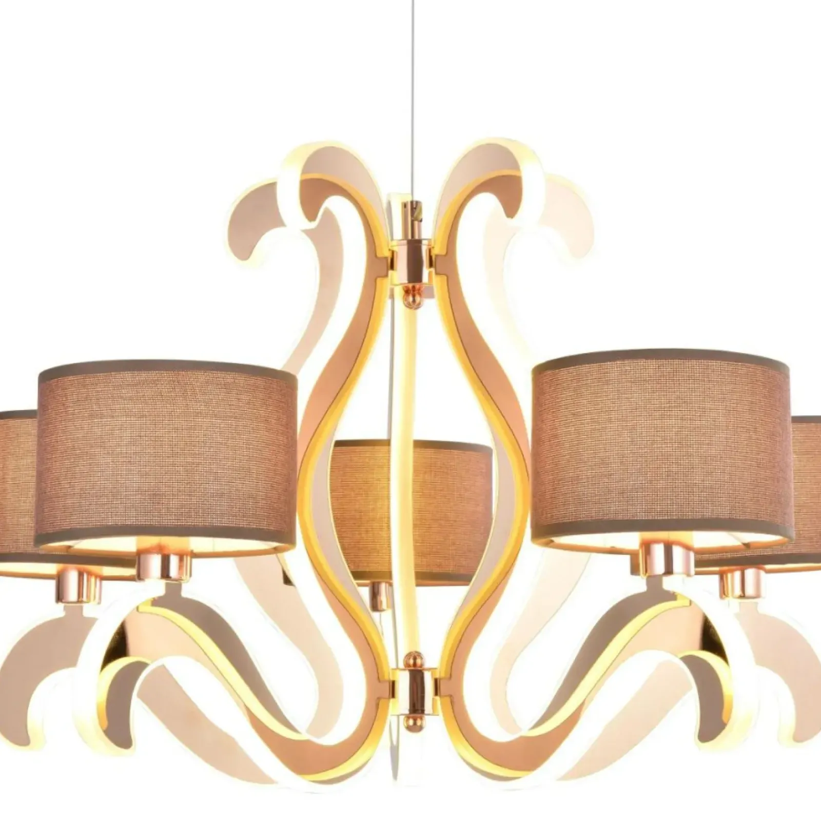 Sklep Kaja Żyrandol glamour LED w ramionach 35-33918 AMBROSIA | Kaja Oświetlenie* Randole Tradycyjne