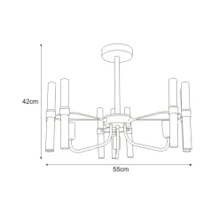 Sklep Kaja Żyrandol K-JSL-1265/3 z serii INES - chrom Outlet