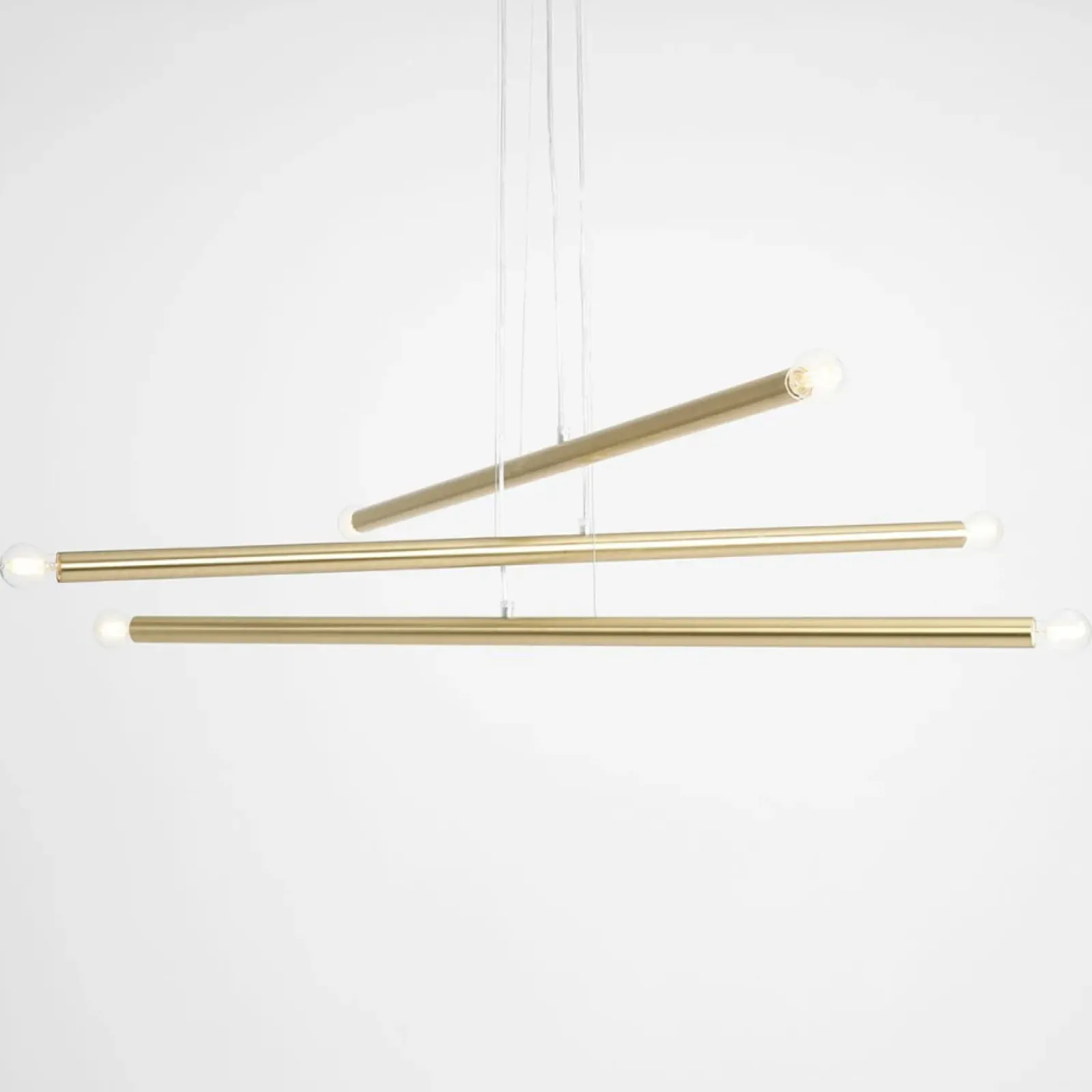 Sklep Kaja Żyrandol nowoczesny złoty do salonu 1072K40 TUBO | Kaja Oświetlenie Zadzwońporabattel.783200183(8-16)/mailsklep@kaja.com.pl Best Sale