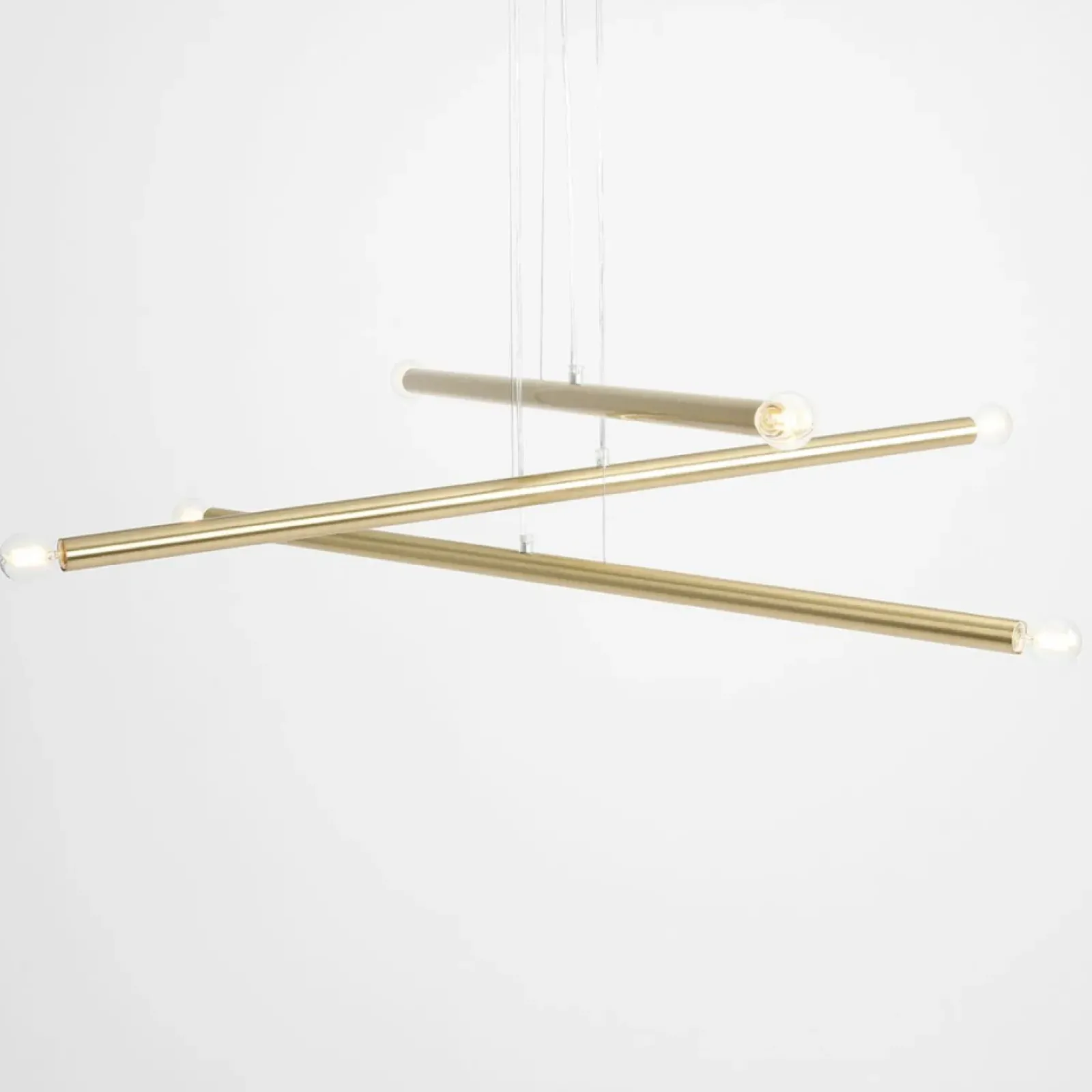 Sklep Kaja Żyrandol nowoczesny złoty do salonu 1072K40 TUBO | Kaja Oświetlenie Zadzwońporabattel.783200183(8-16)/mailsklep@kaja.com.pl Best Sale