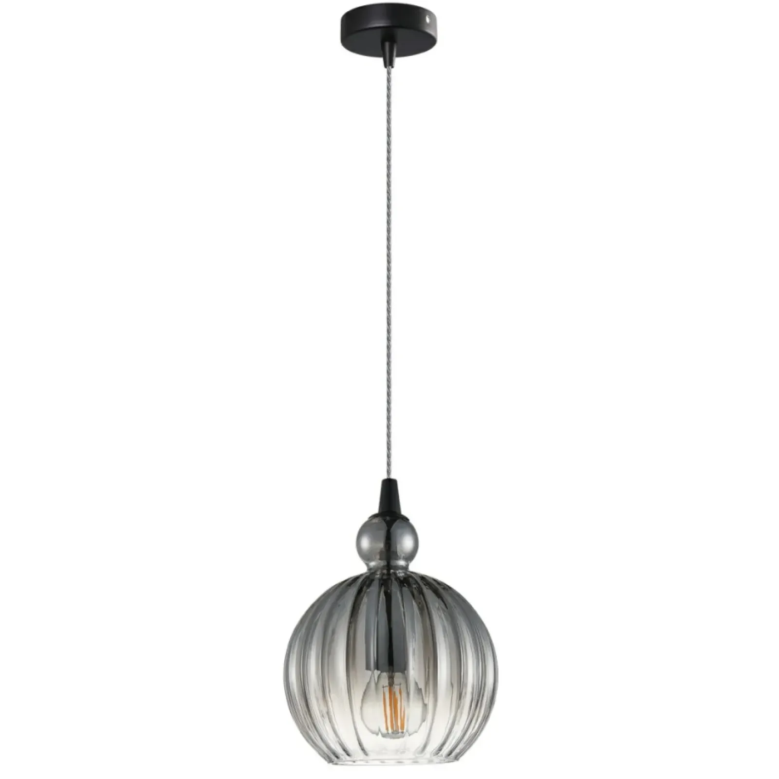 Sklep Kaja Żyrandol PND-8744-1S-GR z serii BIRON - Italux Discount