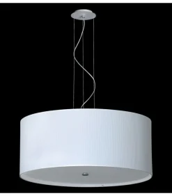 Sklep Kaja Żyrandol z abażurem ⌀50cm do sypialni 67406 RONDO | Kaja Oświetlenie Online