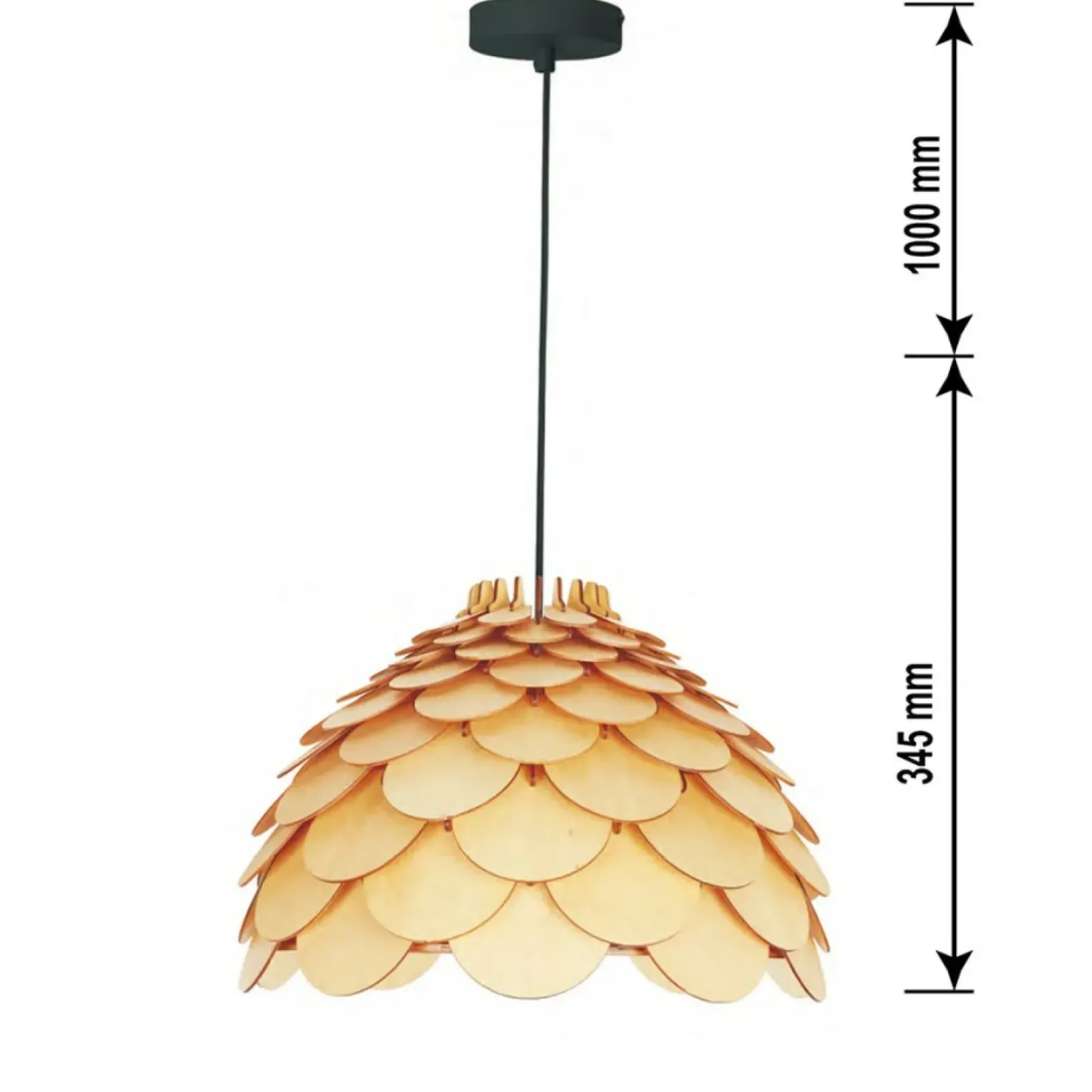 Sklep Kaja Żyrandol z dekoracyjnym abażurem LP-101335/1P L BURGO | Kaja Discount