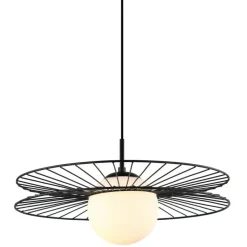 Sklep Kaja Żyrandol z designerską tarczą z drutu MDM-4002/1 BK SANDY | Kaja Cheap