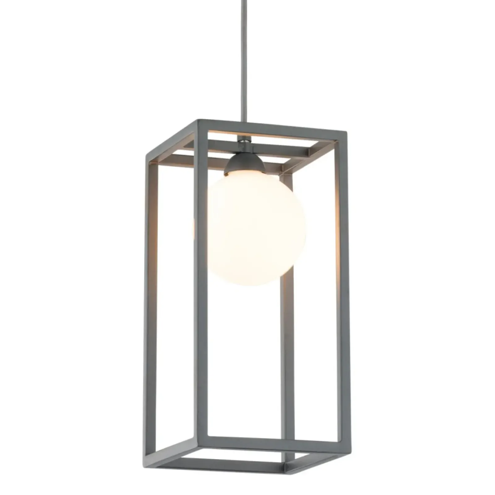 Sklep Kaja Żyrandol z geometryczną ramką MD-BR4367-D1 GR DAISY | Kaja Oświetlenie szary Shop
