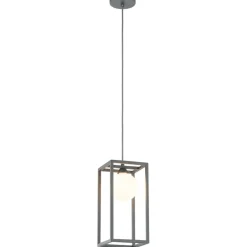 Sklep Kaja Żyrandol z geometryczną ramką MD-BR4367-D1 GR DAISY | Kaja Oświetlenie szary Shop