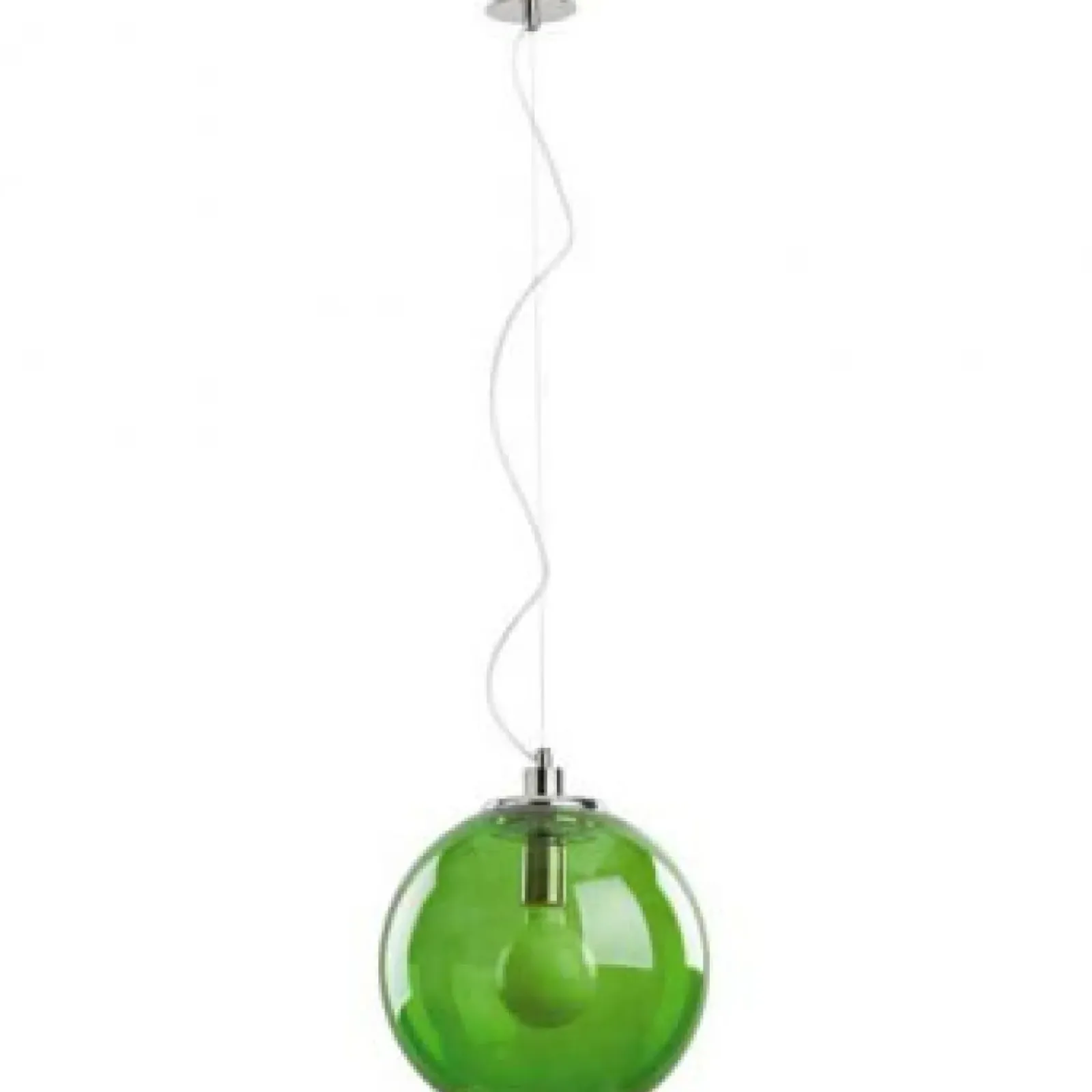 Sklep Kaja Żyrandol z zielonym kloszem AL 16560 KULA ZIELONA | Kaja Oświetlenie Store