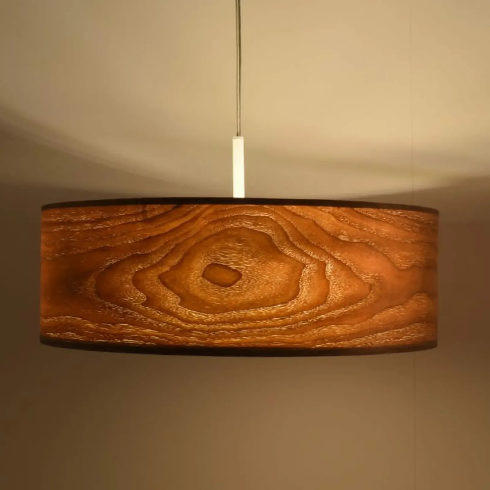 Sklep Kaja Zabudowana lampa wisząca do sypialni ABR-LZD-NOVO BOSCO | Kaja drewniany Discount
