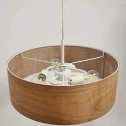 Sklep Kaja Zabudowana lampa wisząca do sypialni ABR-LZD-NOVO BOSCO | Kaja drewniany Discount