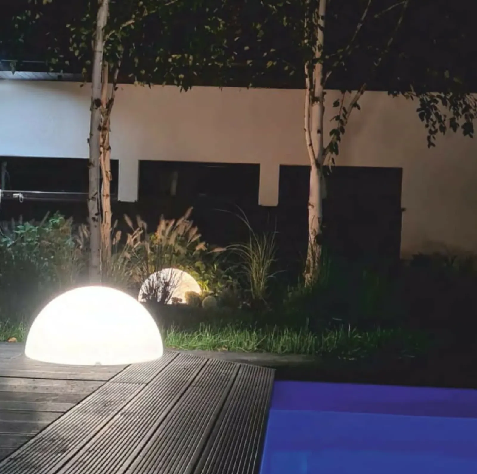 Sklep Kaja Zewnętrz lampa ogrodowa półkula LP-3519-600 CLOUDS | Kaja Oświetlenie* Lampy Ogrodowe Stojące