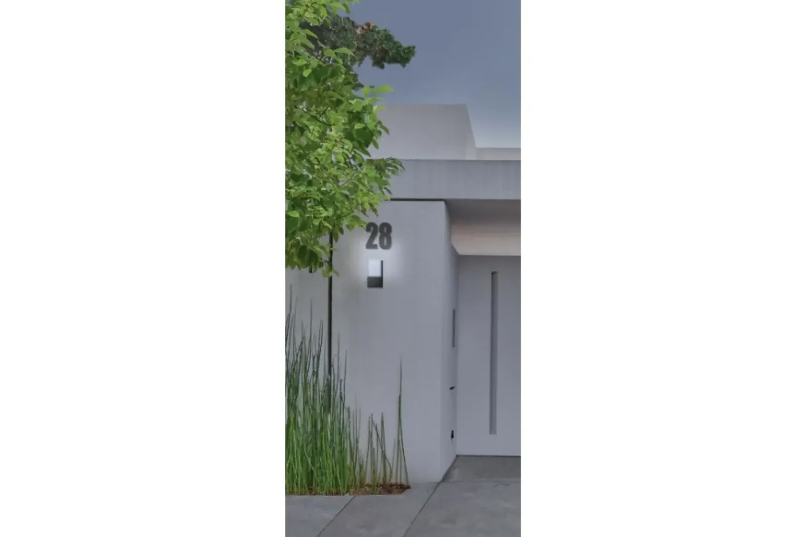 Sklep Kaja Zewnętrzna lampa ścienna elewacyjna szara AZ4347 ARIDA | Kaja* Kinkiety Ogrodowe