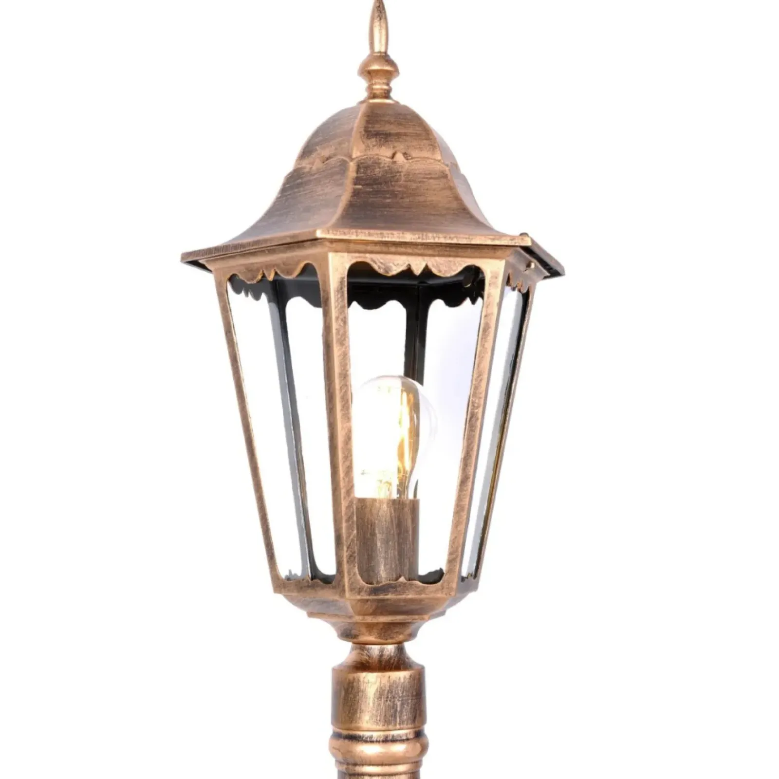 Sklep Kaja Zewnętrzna lampa stojąca retro K-6006A CZ/ZŁ LOZANA | Kaja Oświetlenie* Lampy Ogrodowe Stojące|Lampy Ogrodowe Stojące