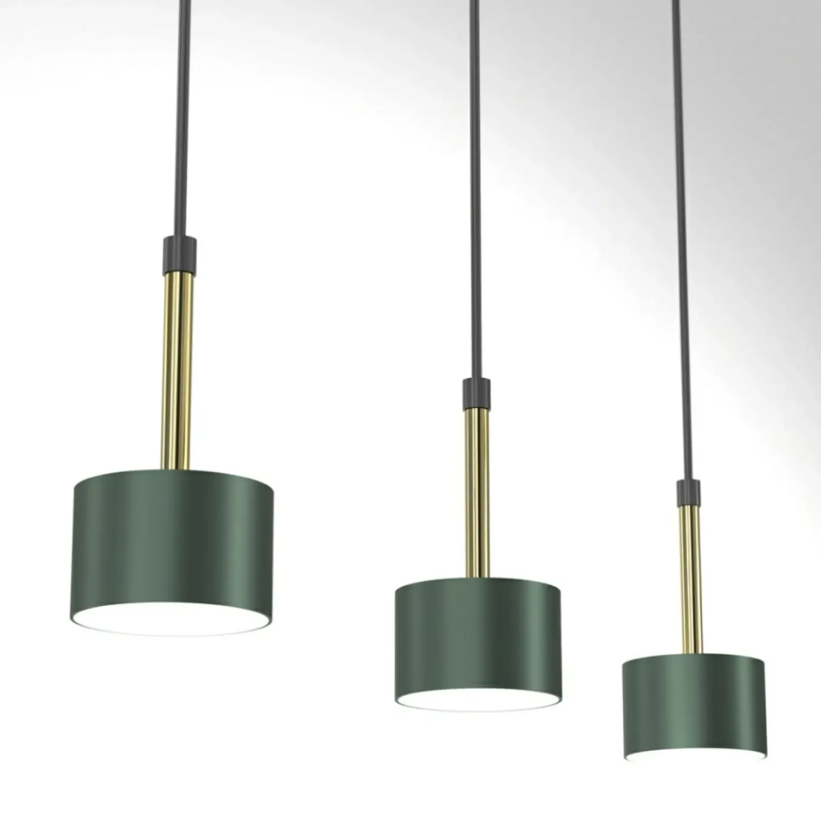 Sklep Kaja Zielona lampa ze złotymi elementami MLP7767 z serii ARENA | Kaja Oświetlenie Cheap