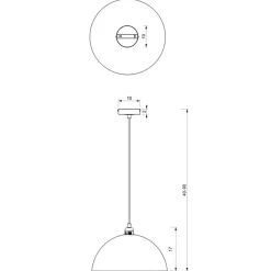 Sklep Kaja Zielono-złota lampa wisząca, średnica klosza 35cm MLP8286 z serii BETA | Kaja Oś Cheap