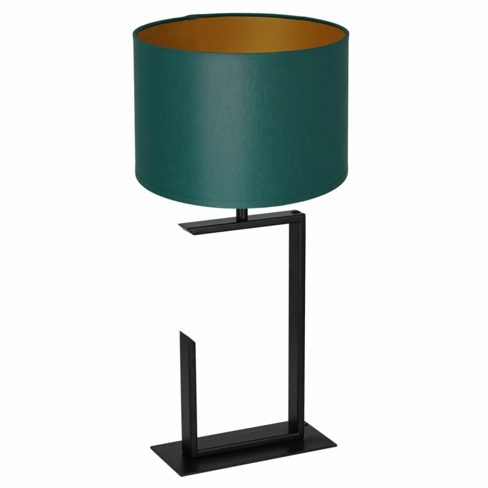Sklep Kaja Zielono-złota lampka stołowa, do gabinetu LX 3419 z serii TABLE LAMPS* Tradycyjne Lampki Stołowe|Lampki Stołowe Z Abażurem