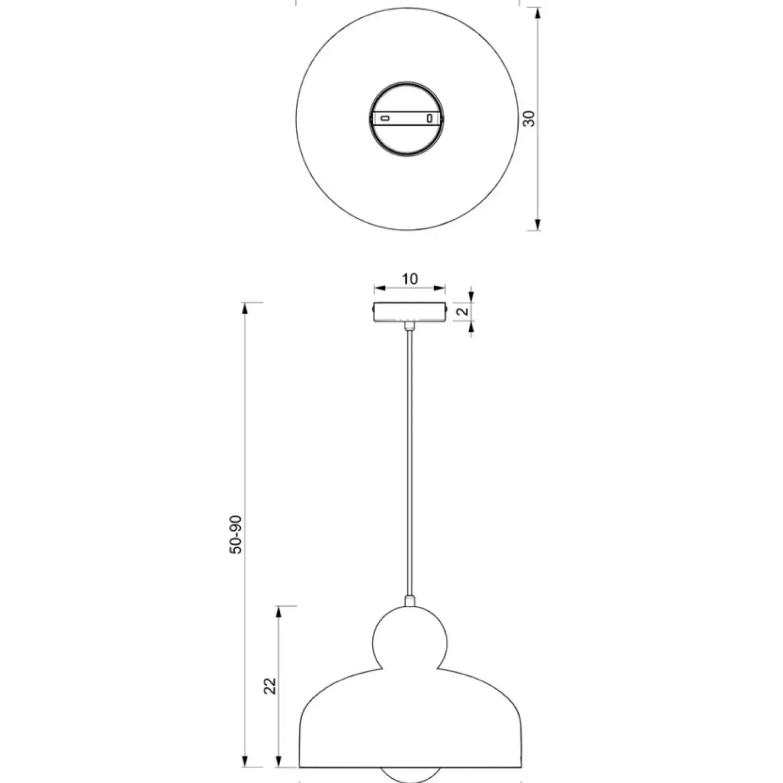Sklep Kaja Zielono-złota, metalowa lampa wisząca MLP7694 z serii HARALD | Kaja Oświetlenie Shop