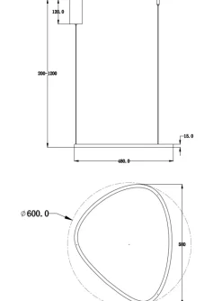 Sklep Kaja Złota, dekoracyjna lampa wisząca LED MOD072PL-L28BS3K1 z serii GLINT Cheap