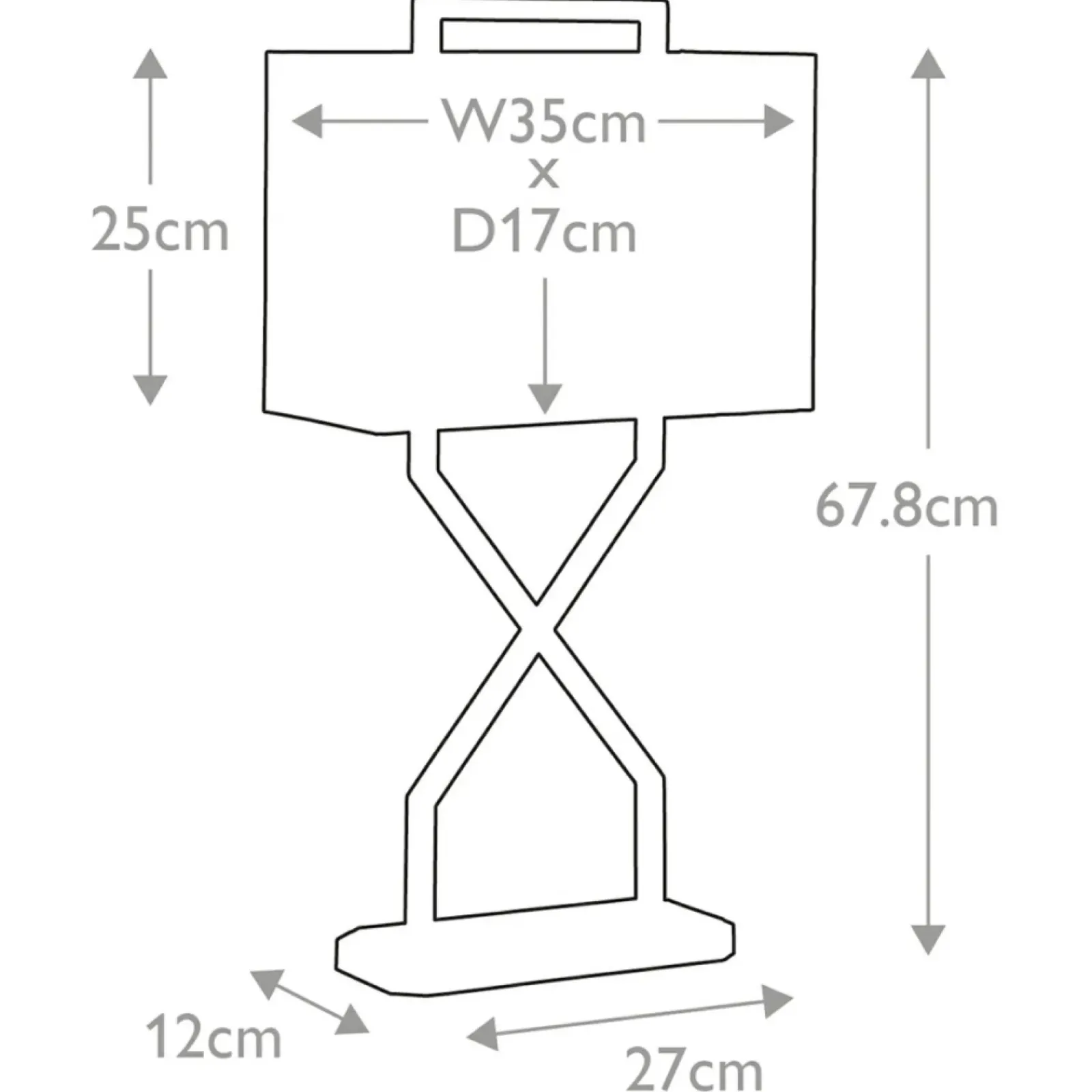 Sklep Kaja Złota lampa stołowa z abażurem CROSS-TL-IVORY z serii CROSS* Lampki Stołowe Z Abażurem|Tradycyjne Lampki Stołowe