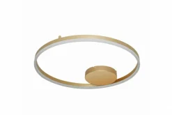 Sklep Kaja Złota lampa sufitowa LED okrąg do salonu AZ4702 HALO | Kaja złoty Online