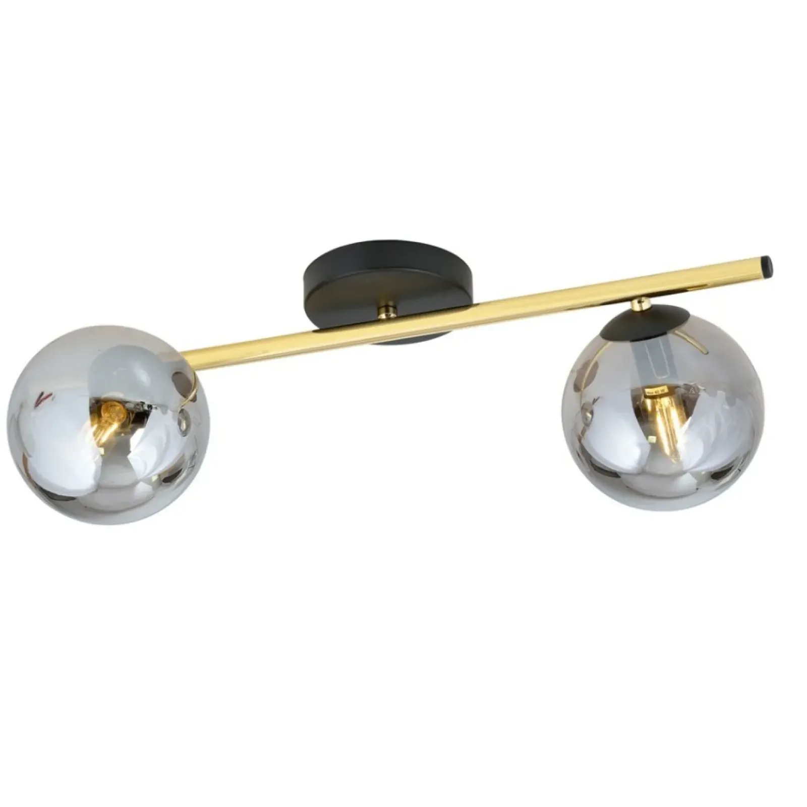 Sklep Kaja Złota lampa sufitowa z ciemnymi kloszami 1246/2 z serii SPLENDI | Kaja Best Sale