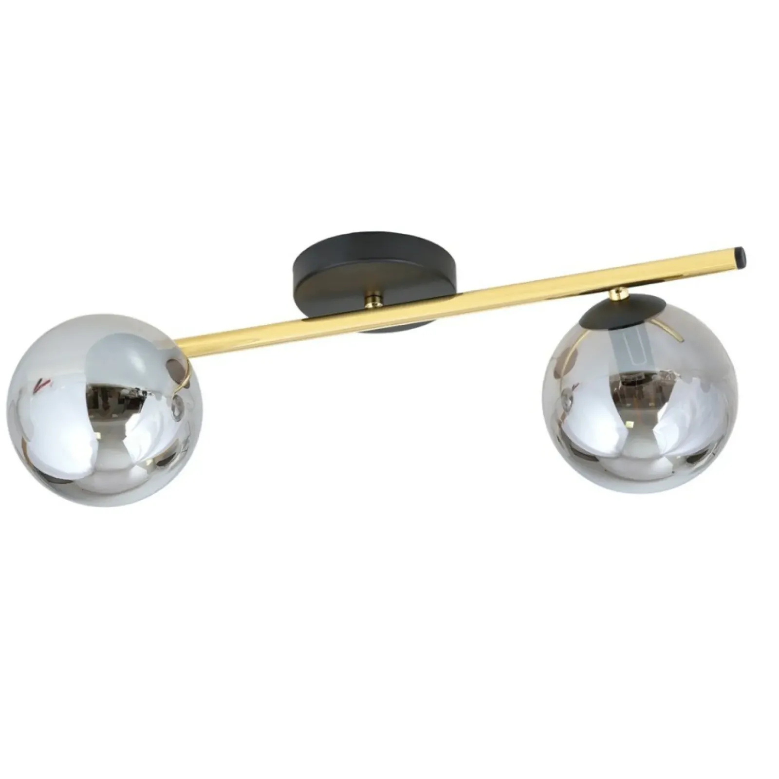 Sklep Kaja Złota lampa sufitowa z ciemnymi kloszami 1246/2 z serii SPLENDI | Kaja Best Sale