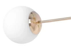 Sklep Kaja Złota lampa sufitowa z czterema białymi kloszami K-5403 z serii LUMIA Clearance