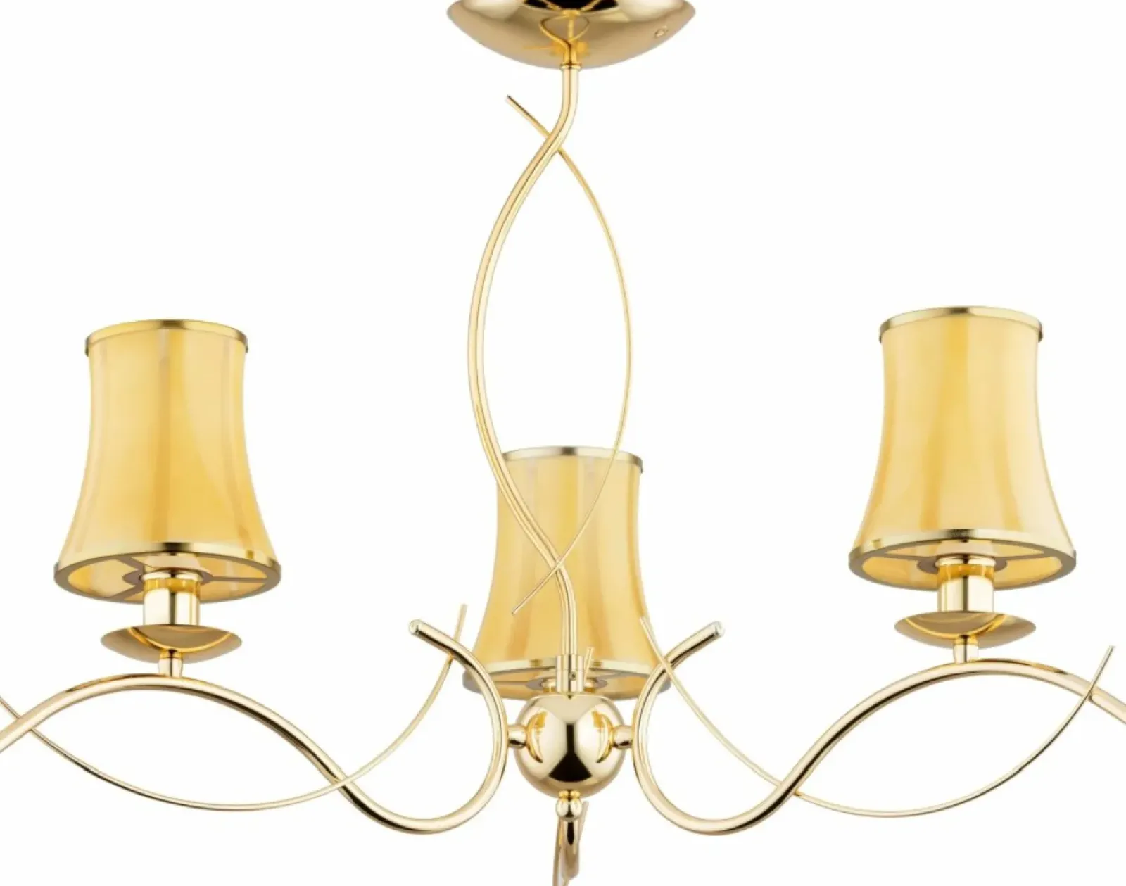 Sklep Kaja Złota lampa sufitowa ze szklanymi kloszami AL 62335 MONZA | Kaja Clearance