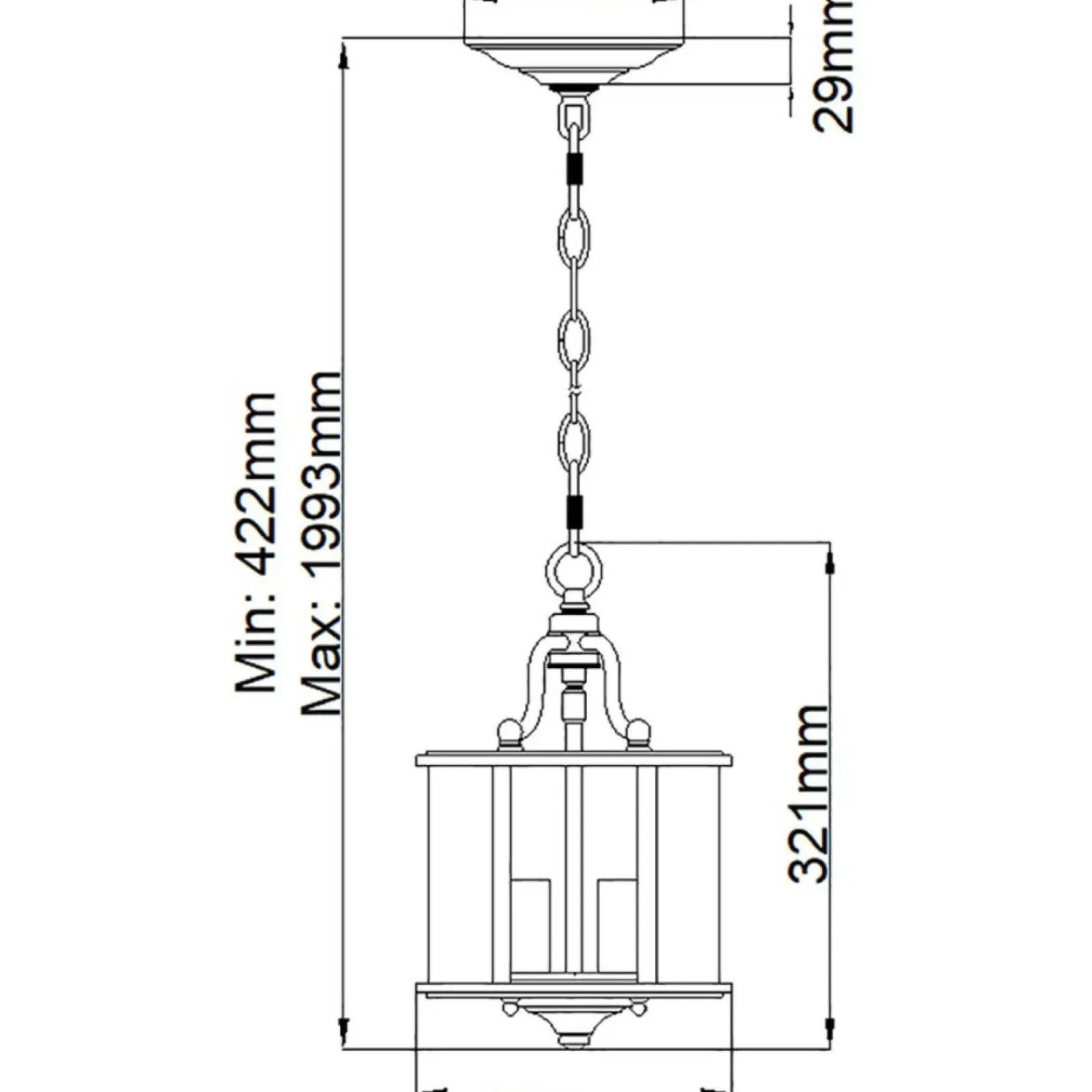 Sklep Kaja Złota lampa wisząca, efektowna HK-GENTRY-P-S-PB z serii GENTRY* Randole Tradycyjne