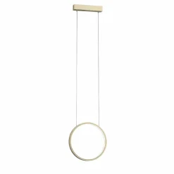 Sklep Kaja Złota lampa wisząca koło LED ⌀27cm 3000K ANT 5316 AGARO | Kaja Outlet