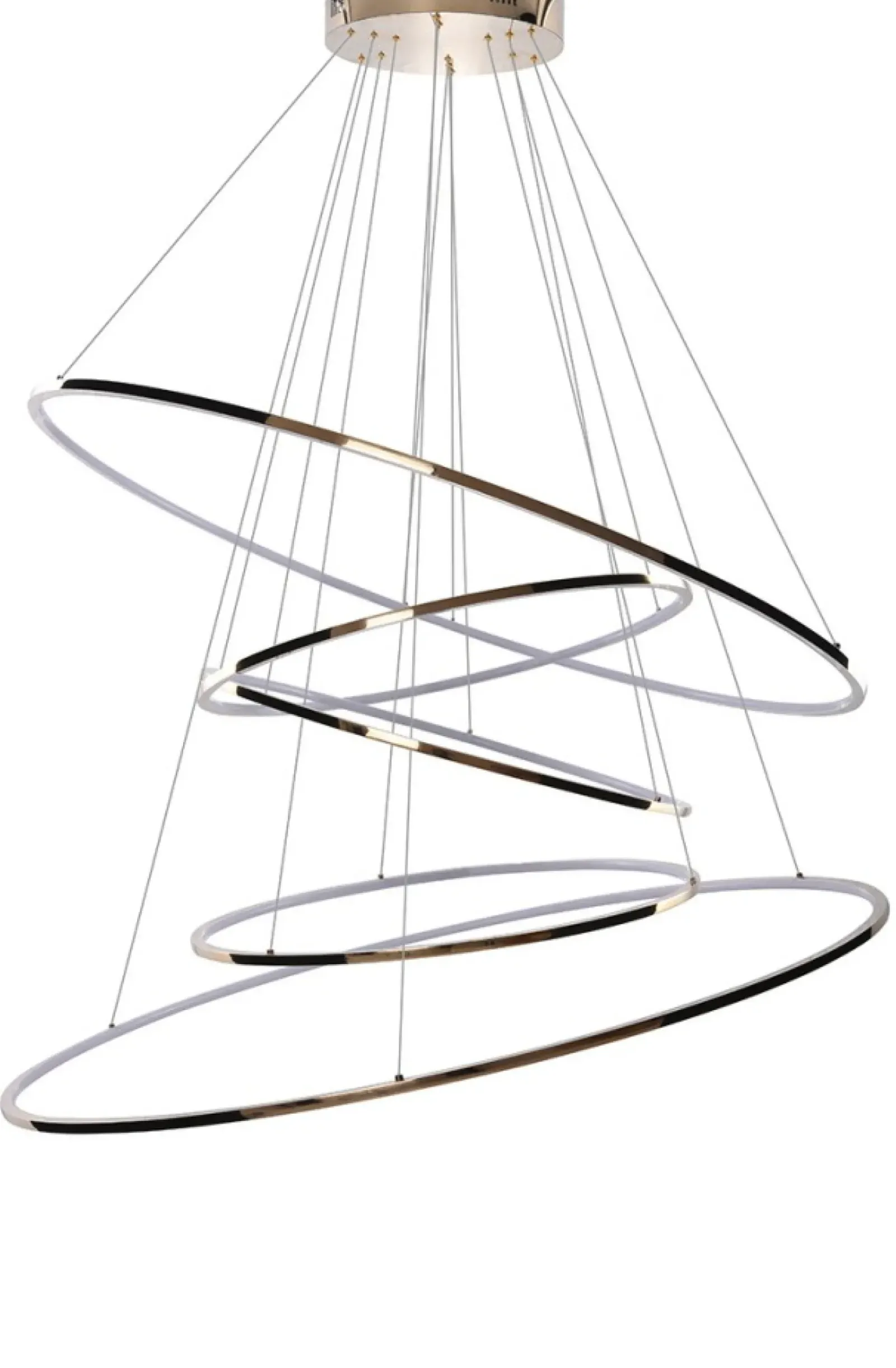 Sklep Kaja Złota lampa wisząca LED na antresolę koła AZ3138 WHEEL | Kaja złoty Store