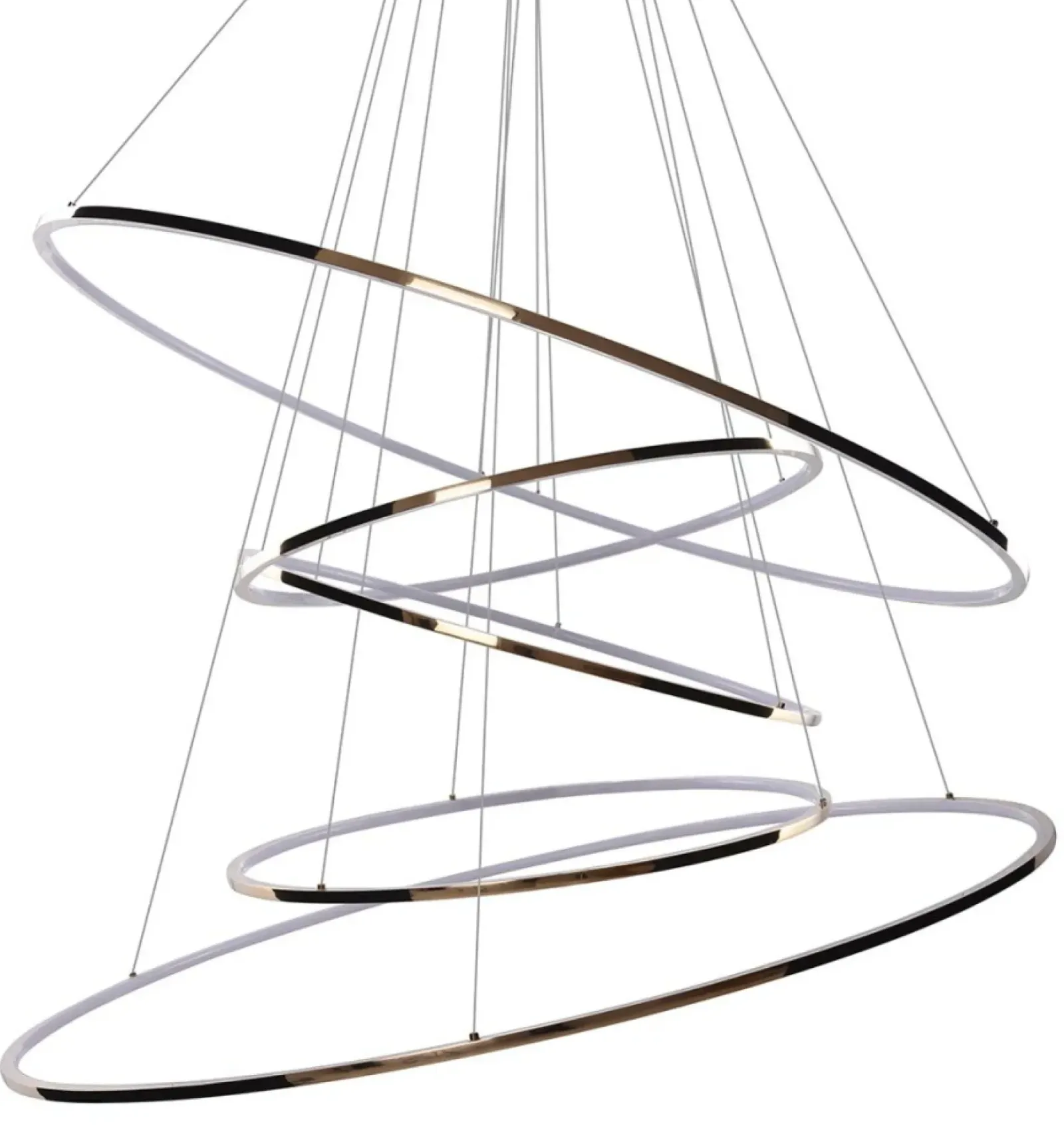 Sklep Kaja Złota lampa wisząca LED na antresolę koła AZ3138 WHEEL | Kaja złoty Store