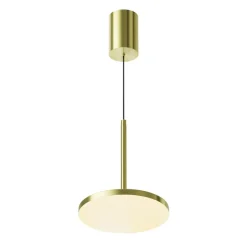 Sklep Kaja Złota lampa wisząca LED, nad wyspę P076PL-L12W3K-BS z serii PLATO Outlet