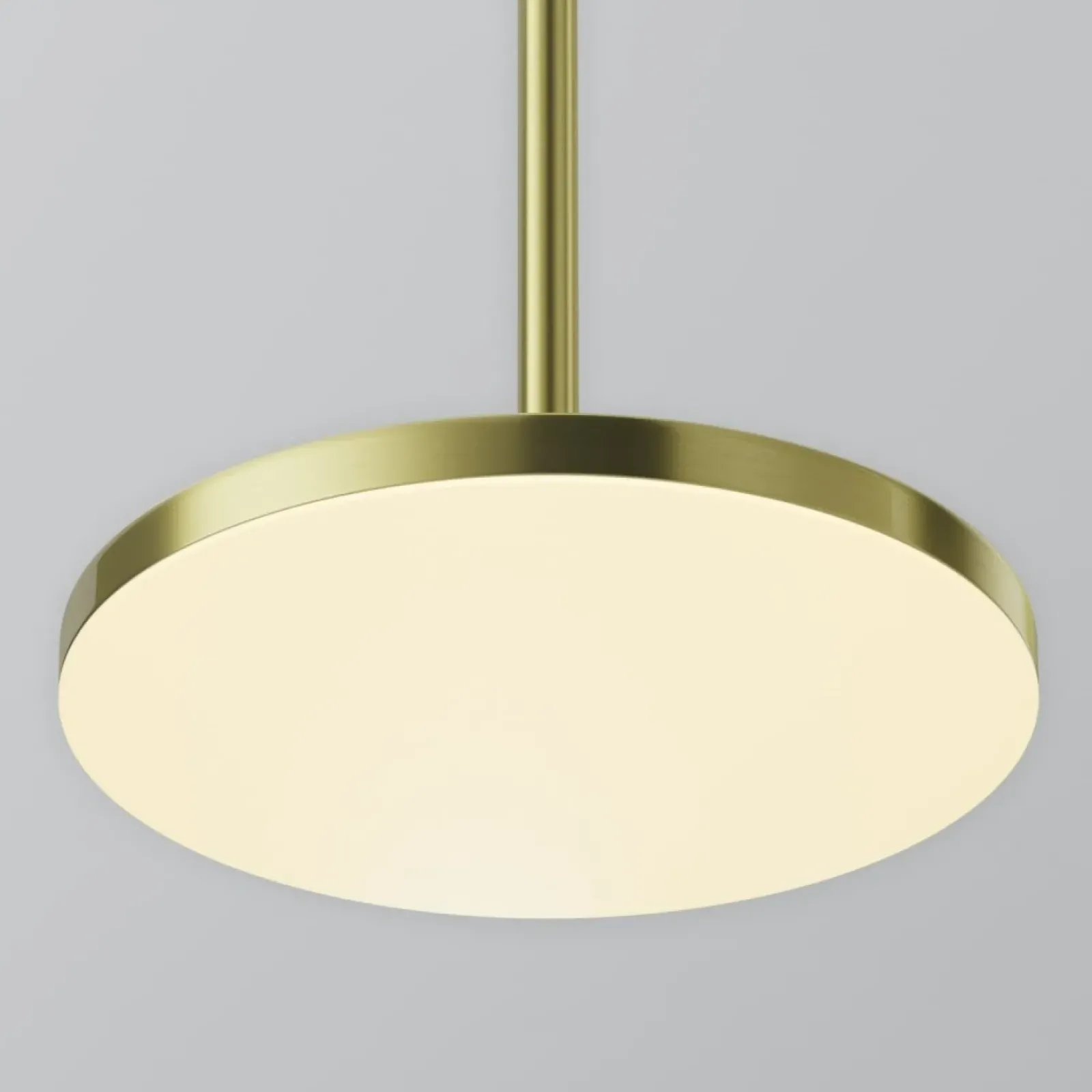 Sklep Kaja Złota lampa wisząca LED, nad wyspę P076PL-L12W3K-BS z serii PLATO Outlet