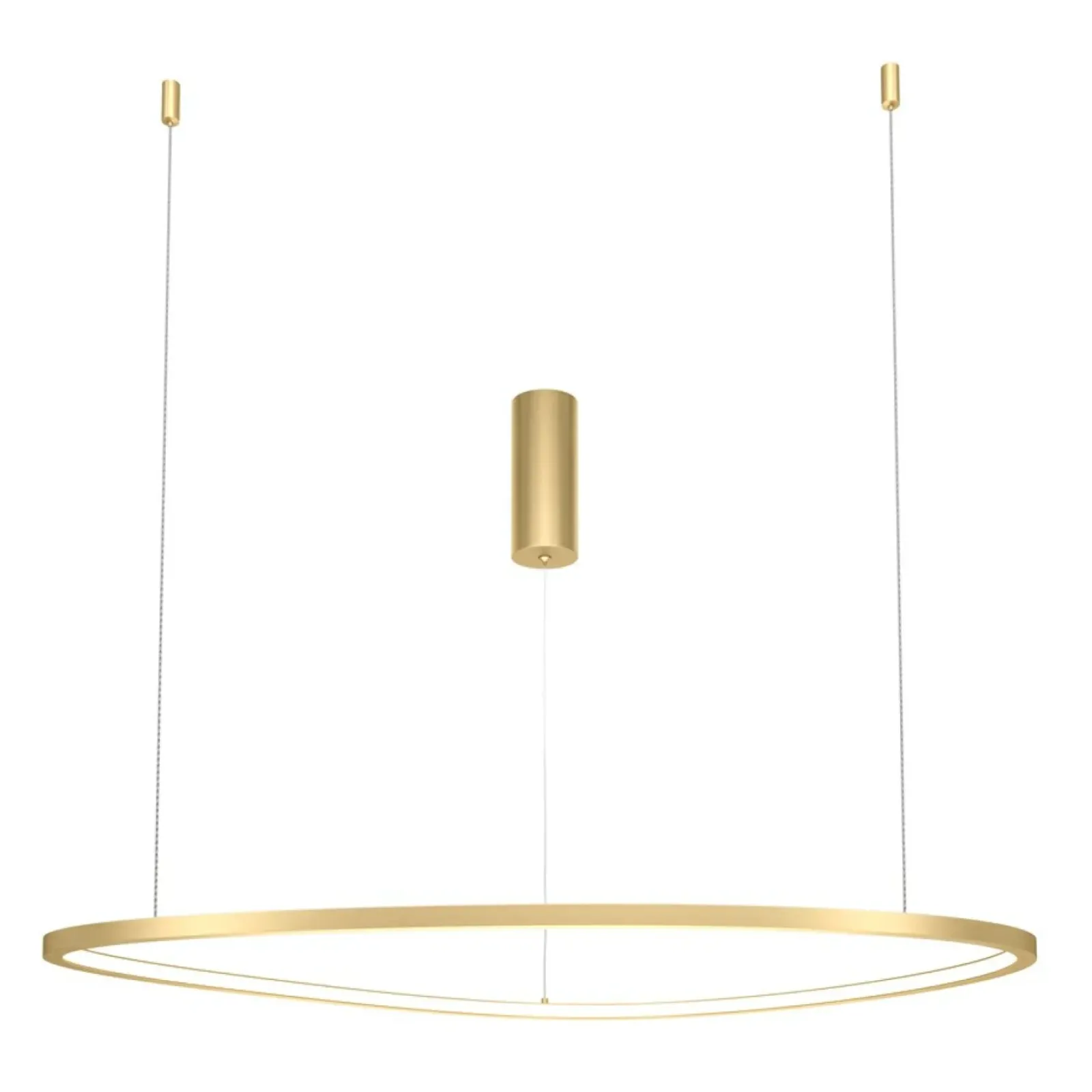 Sklep Kaja Złota lampa wisząca LED o mocy 36W MOD072PL-L36BSK1 z serii GLINT mosiądz Shop