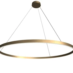 Sklep Kaja Złota lampa wisząca o średnicy 120cm MOD058PL-L65BS3K z serii RIM Fashion