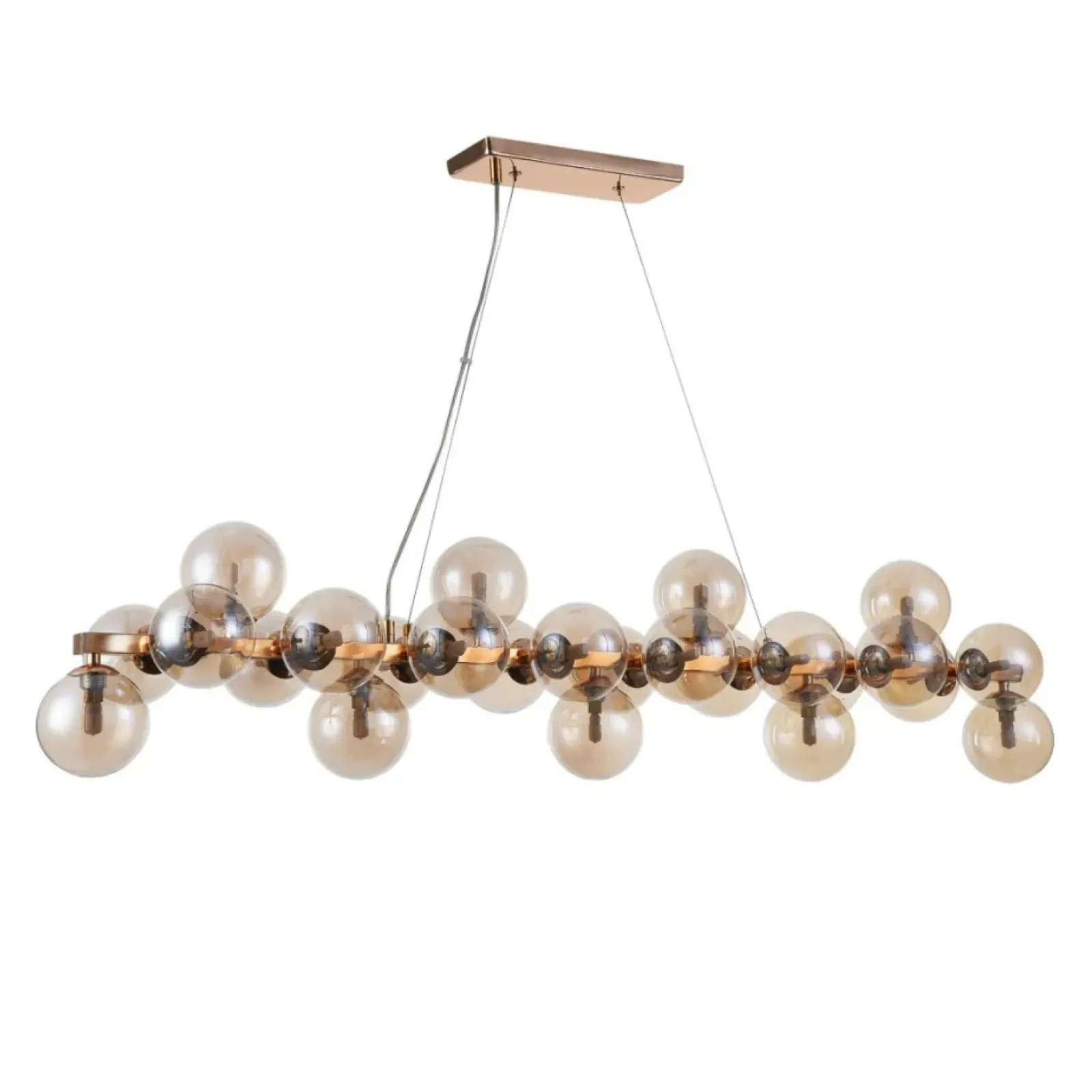 Sklep Kaja Złota lampa wisząca PND-5252-A-25-GD-CGN CABELLA | Kaja Oświetlenie Outlet