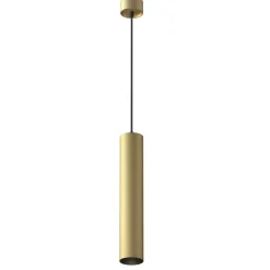 Sklep Kaja Złota lampa wisząca, tuba na GU10 P082PL-GU10-MG z serii ARTISAN Flash Sale