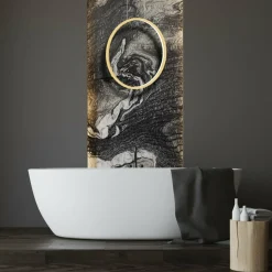 Sklep Kaja Złota lampa wisząca w kształcie okręgu, LED ML8855 z serii SATURNO | Kaja Oświet Discount