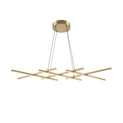 Sklep Kaja Złota lampa wisząca, wbudowany LED MOD244PL-L50BSK z serii HALO Best Sale