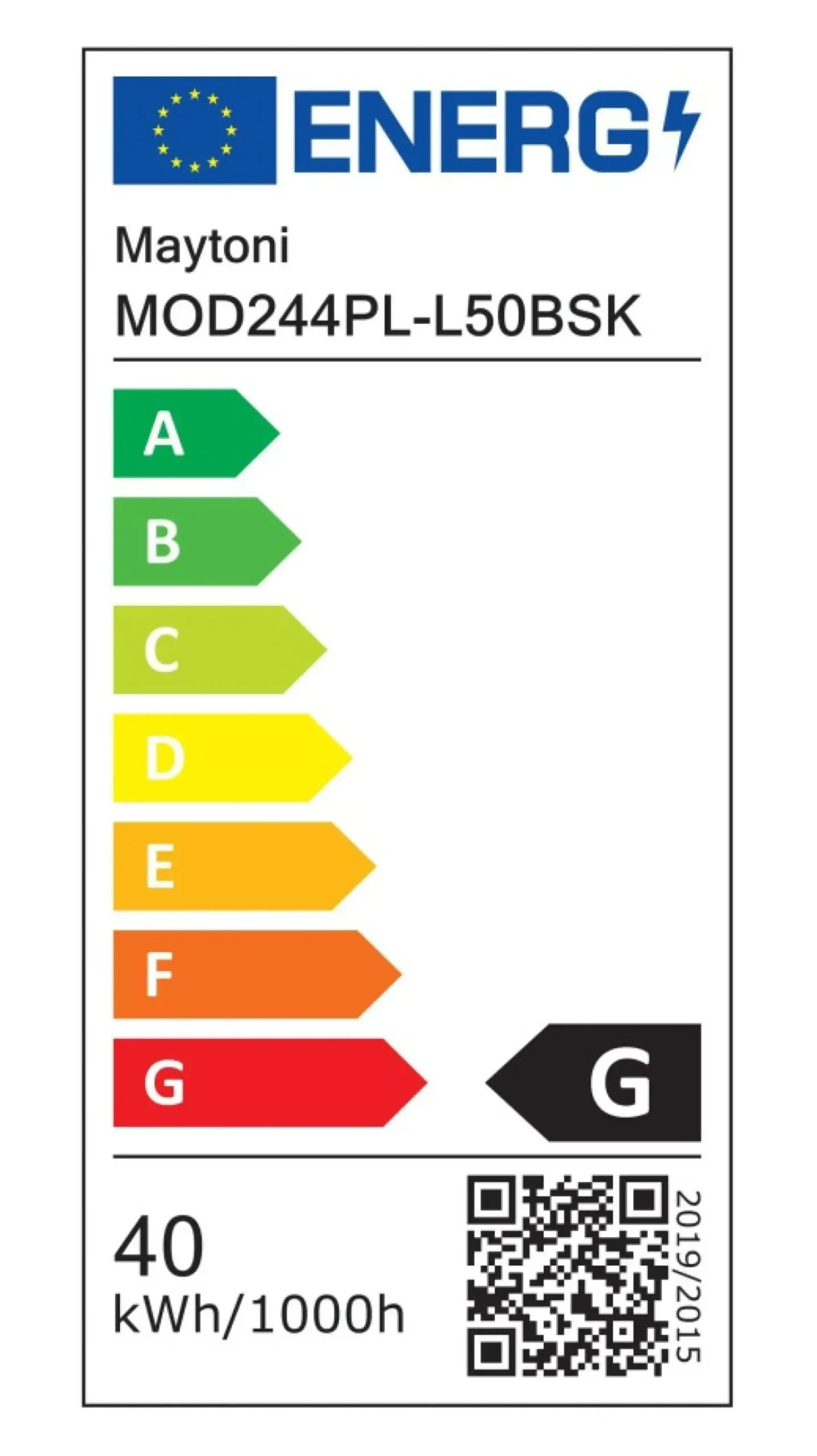 Sklep Kaja Złota lampa wisząca, wbudowany LED MOD244PL-L50BSK z serii HALO Best Sale