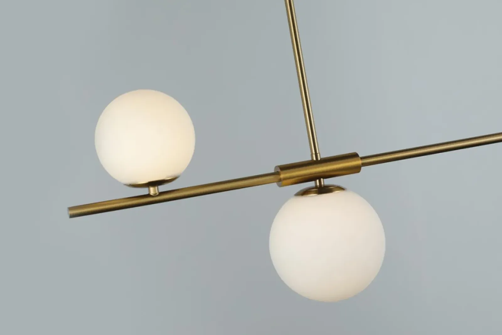 Sklep Kaja Złota lampa wisząca z białymi kloszami AZ4419 SANTANDER | Kaja złoty Flash Sale