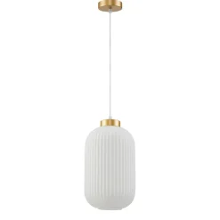 Sklep Kaja Złota lampa wisząca z dekoracyjnym kloszem PND-52636-1-GD serii LINDO Cheap
