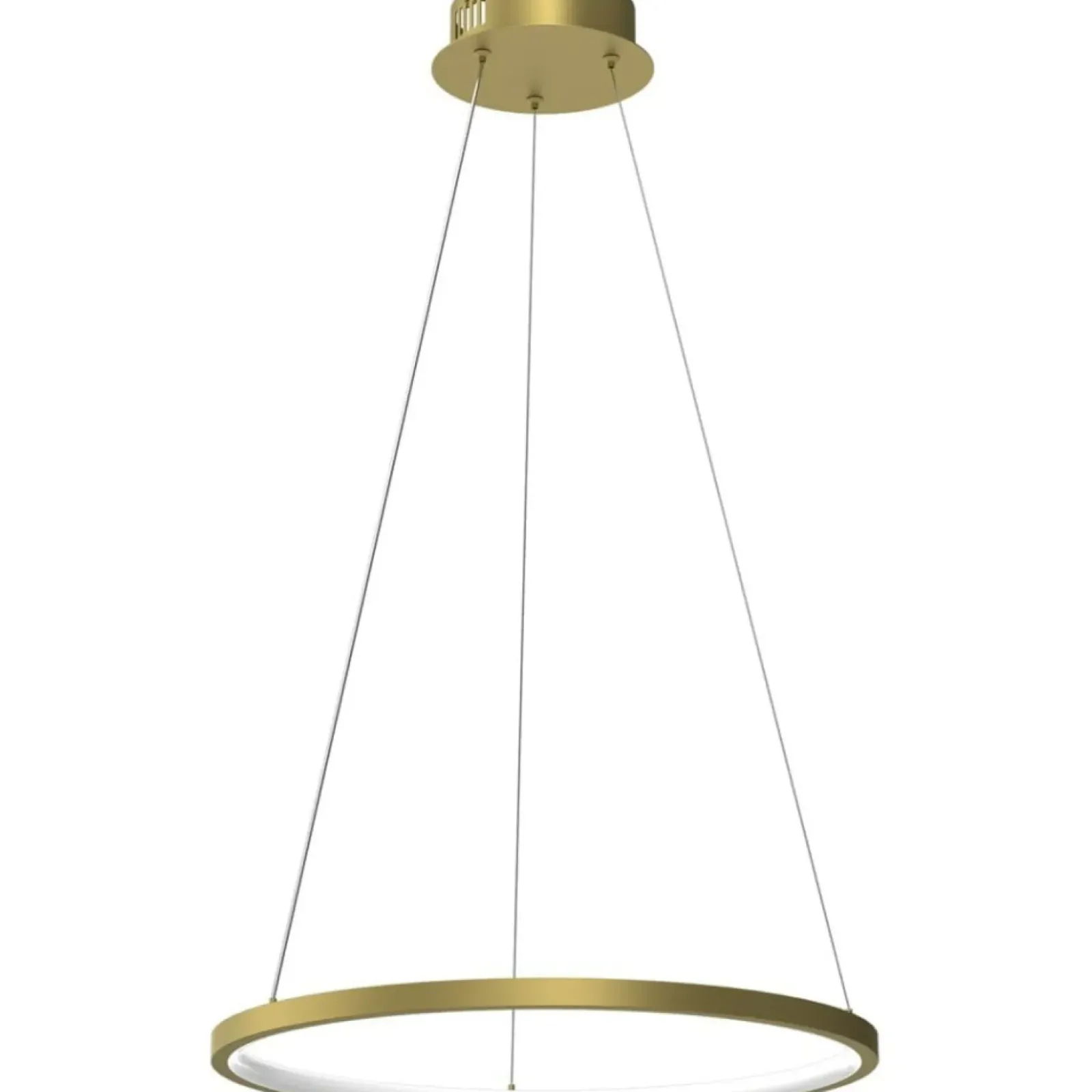 Sklep Kaja Złota lampa wisząca z wbudowanym LED-em ML7941 z serii ROTONDA | Kaja Oświetleni Clearance