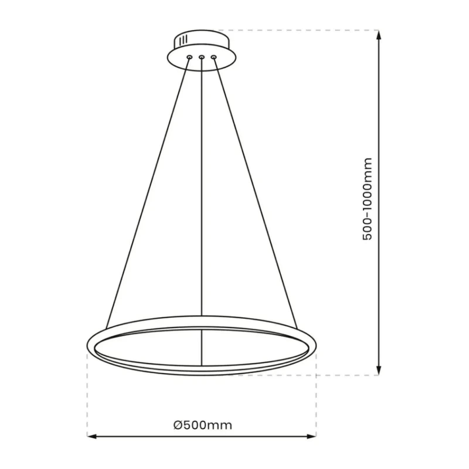 Sklep Kaja Złota lampa wisząca z wbudowanym LED-em ML7941 z serii ROTONDA | Kaja Oświetleni Clearance