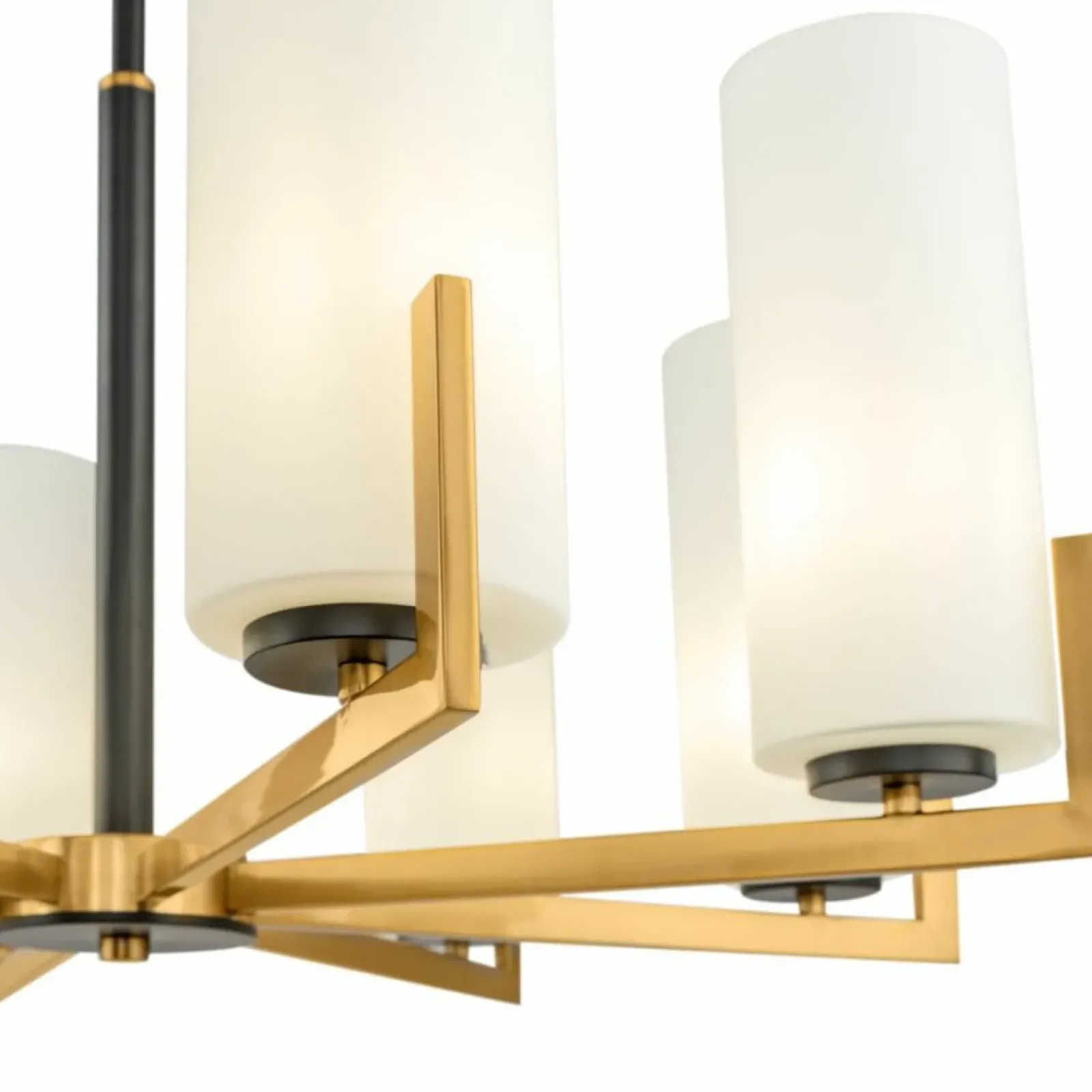 Sklep Kaja Złota lampa z kloszami MOD089PL-08BS FORTANO | Kaja Oświetlenie mosiądz Fashion