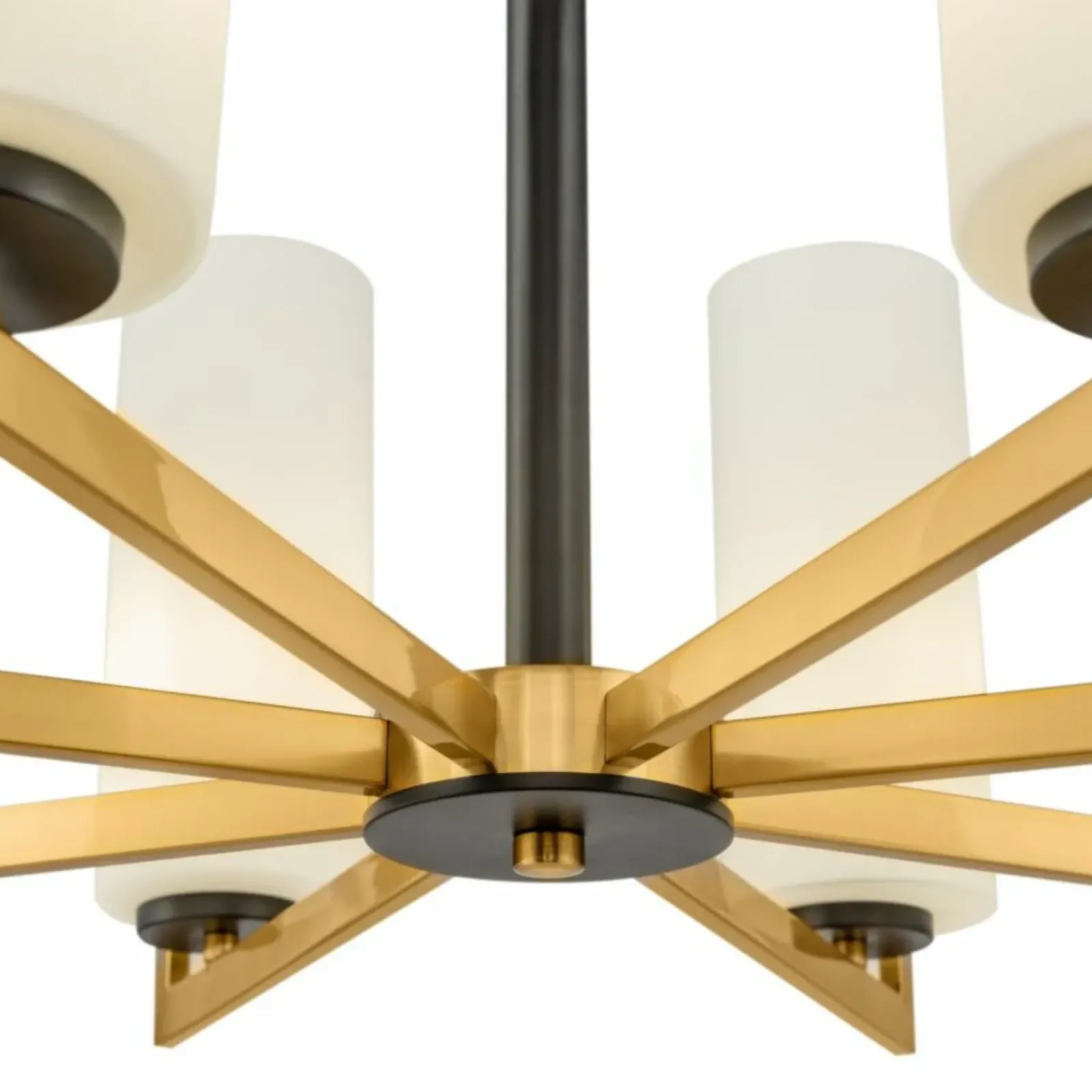 Sklep Kaja Złota lampa z kloszami MOD089PL-08BS FORTANO | Kaja Oświetlenie mosiądz Fashion