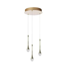Sklep Kaja Złota, ledowa lampa wisząca do sypialni AZ6010 DALMA | Kaja Outlet
